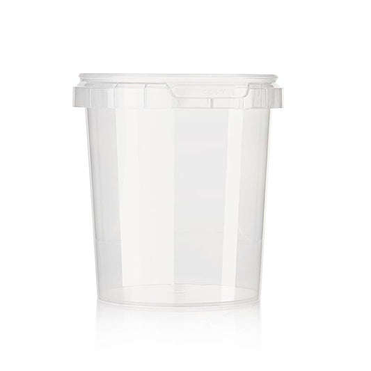 Plastic bakje "Circlecup", rond, ZONDER deksel, ø 95x120 mm, 520 ml, 1 stuk