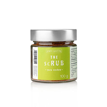Close-up of the packaging of Serious Taste de struik - Yuzu Cashew, showing the colorful design and product name, Ernst Petry, 100 g 