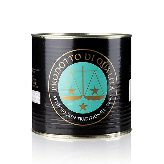 Gepekelde artisjokken - Carciofi sott'olio, La Bilancia, 24 kg, preserved artichokes in olive oil, perfect for antipasto platters and salads