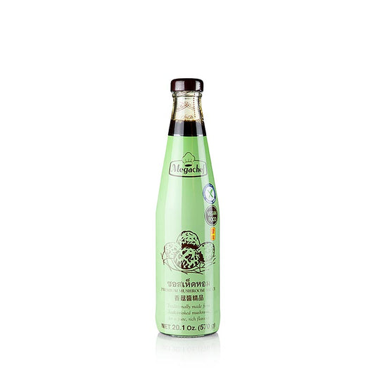 Vegetarische kruidensaus met champignons, Megachef (Champignonsaus), 570 ml - a delicious and savory vegetarian herb sauce with mushrooms, perfect for enhancing your favorite dishes