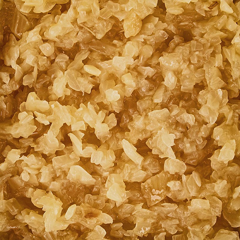 Vers gesneden 4 mm bruine uienblokjes van 3 kg 