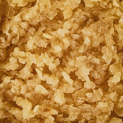 Vers gesneden 4 mm bruine uienblokjes van 3 kg 