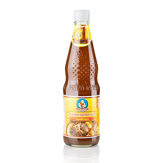 Vegetarische kruidensaus met champignons, Healthy Boy (vegetarische oestersaus), 700 ml - a savory and flavorful vegetarian mushroom sauce in a 700 ml bottle