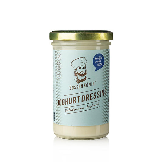 Sossenkönig - Yoghurtdressing A2, kant-en-klare saus, 250 ml - een heerlijke en romige yoghurtdressing in handige fles van 250 ml