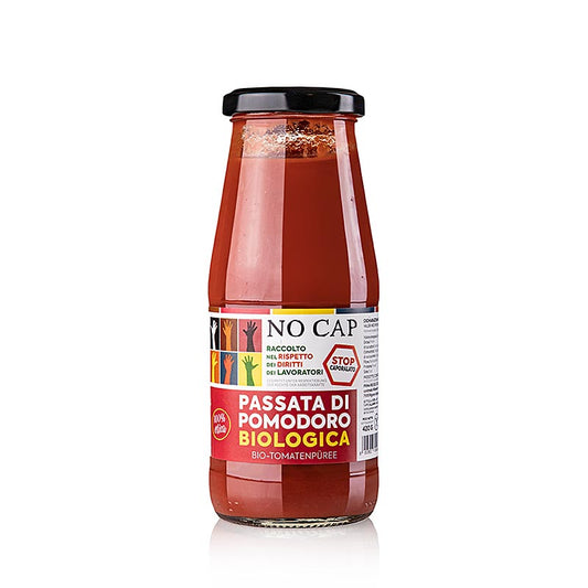 Organic, 420g Tomatenpuree with no added cap, ideal for cooking