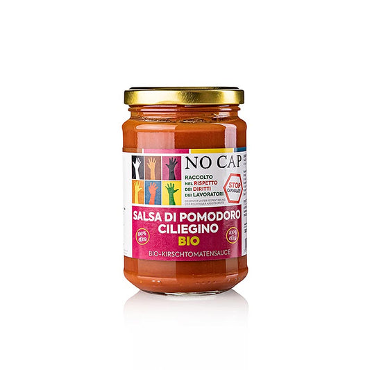 Organic 300 g Cherrytomatensaus with no cap, a delicious and healthy option
