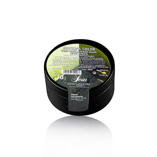 Sosa Natuurlijke kleurstof olijfgroen, poeder, in water oplosbaar (38584), 70 g