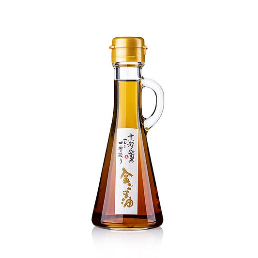Sesamolie Golden van geroosterde gouden sesam, Yamada, Japan, 113 ml - Gezonde en smaakvolle sesamolie van hoge kwaliteit uit Japan