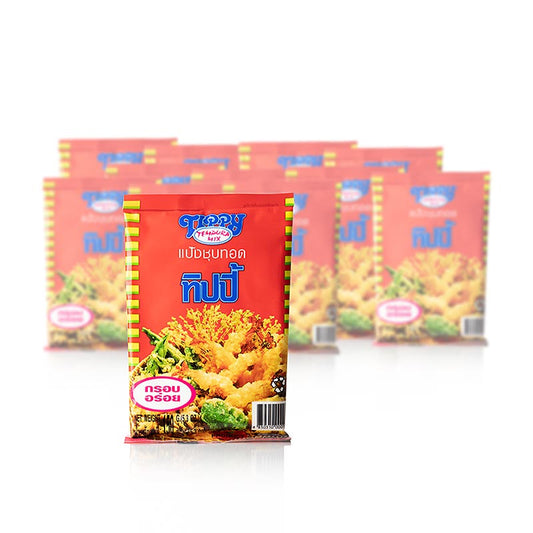 Tempura-beslagmix, Tippy, Thailand, 18 kg, 12 x 150g voor heerlijke en knapperige gefrituurde gerechten