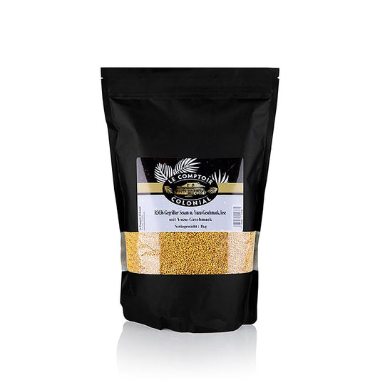 Geroosterd sesamzaad met yuzu-smaak, 1 kg verpakking, perfect voor het toevoegen van een unieke smaak aan diverse gerechten