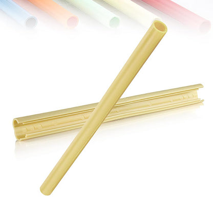ClickStraw - Herbruikbare rietjes, champagne, 10 stuks