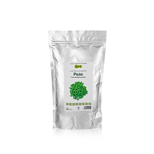 Gevriesdroogd erwtenpoeder van TÖUFOOD LYOFËELING PEÄS, 100 g verpakking, hoogwaardige en voedzame erwtenpoeder voor diverse gerechten en smoothies