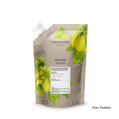 Ponthier meloenpuree (Charentais), met suiker, 1 kg
