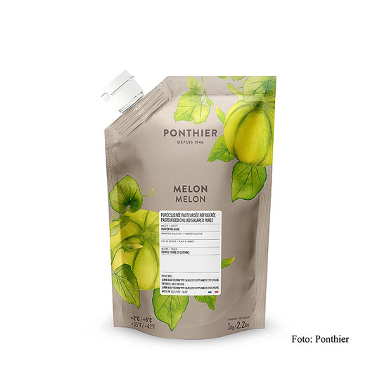 Ponthier meloenpuree (Charentais), met suiker, 1 kg