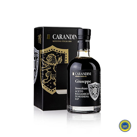 Carandini Aceto Balsamico Modena g.g.A., Giuseppe, invecchiato (geschenkverpakking), 250 ml