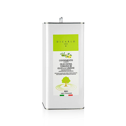 Extra vierge olijfolie Di Carlo, met citroen, biologisch, 5 l