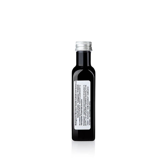 Organic 103g vanilla extract with specks, perfect for adding flavor to baked goods