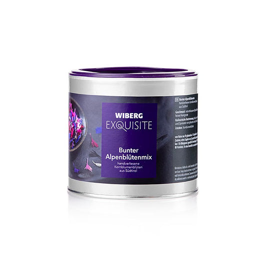 Handgeplukte korenbloembloesems van Wiberg Exquisite Colourful Alpine Blossom Mix, 10 g