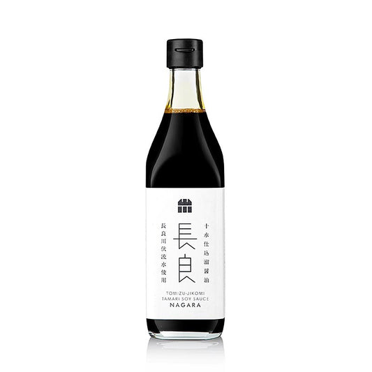 Sojasaus - Tamari, aged for 2 years in wooden vat, Nagara, 500 ml - authentic Japanese soy sauce with rich, complex flavors