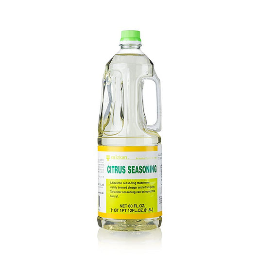 Large bottle of Mizkan Ponzu Pon Citrus Seasoning, 18 liters, ideal for adding tangy, zesty flavor to dishes