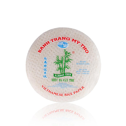 Rijstpapier, groot, ø 28 cm, Bamboo Tree, 340 g, 20 vellen
