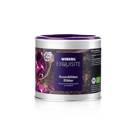 Handgeplukte biologische rozenblaadjes van Wiberg Exquisite uit Zuid-Tirol, 20 g (280668)
