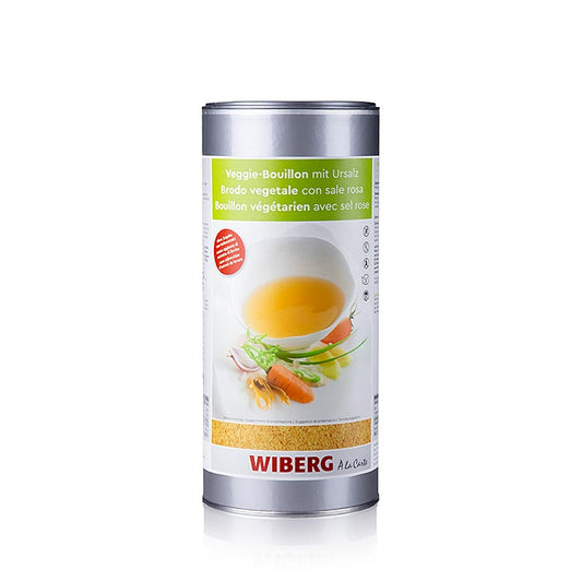 Wiberg groentebouillon met oerzout, plantaardig, (281116), 12 kg - high-quality organic vegetable stock with ancient salt, suitable for plant-based cooking