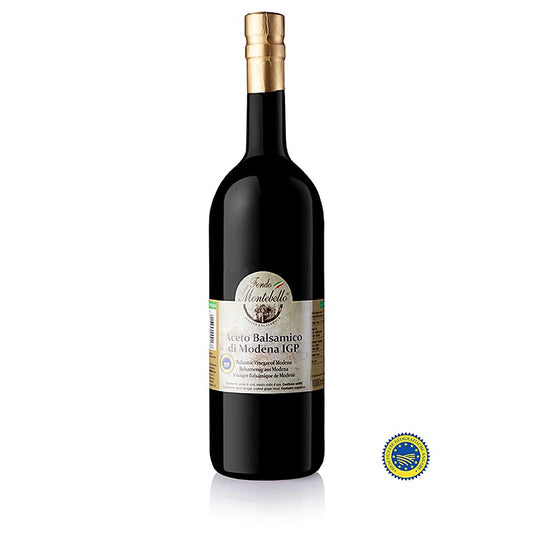 Aceto Balsamico di Modena g.g.A., ASR5(J8), minder zoet, Fondo Montebello, 1 l
