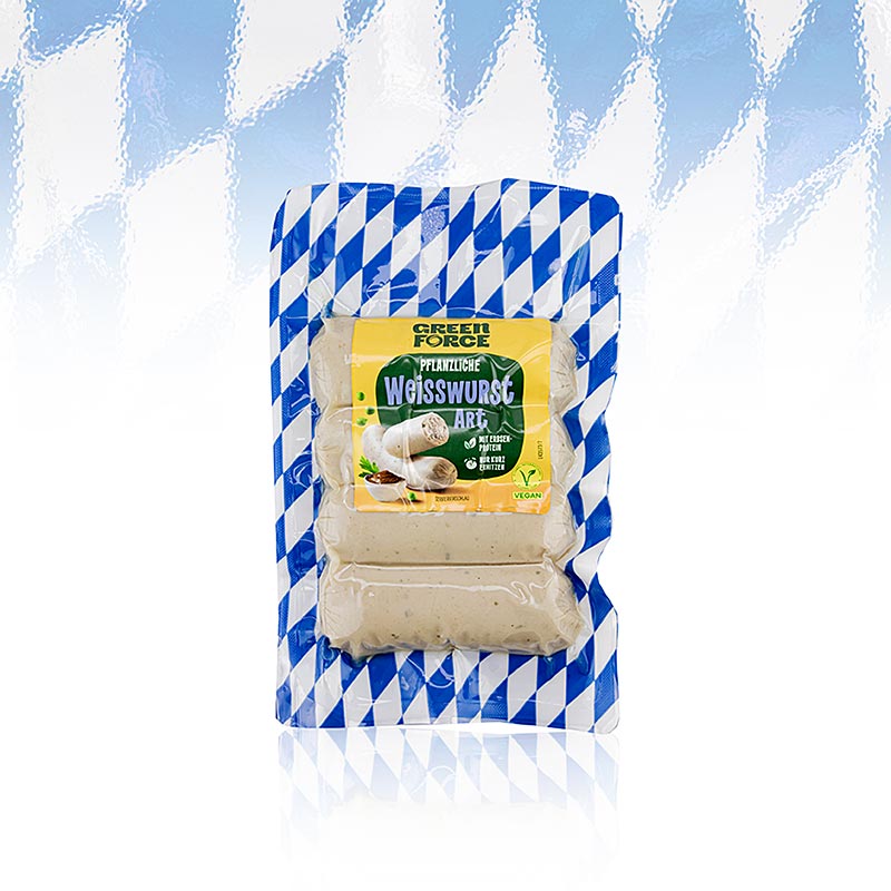 Greenforce - veganistische witte worst van erwteneiwit, klassiek, 200 g, 4 stuks