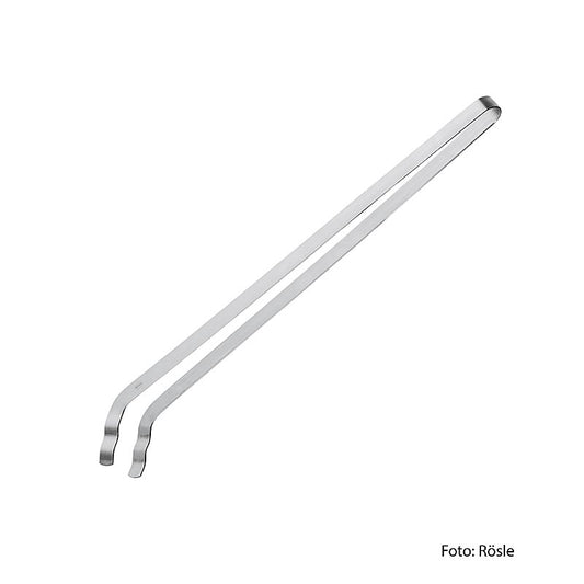 Rösle 50cm stainless steel charcoal tongs, ideal for grilling and BBQ