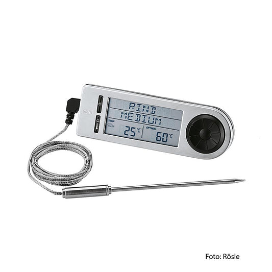 Rösle digitale BBQ thermometer (kerntemperatuurmeter / -20-250°C) (25086) displayed on a white background, perfect for accurately measuring the temperature of your BBQ dishes