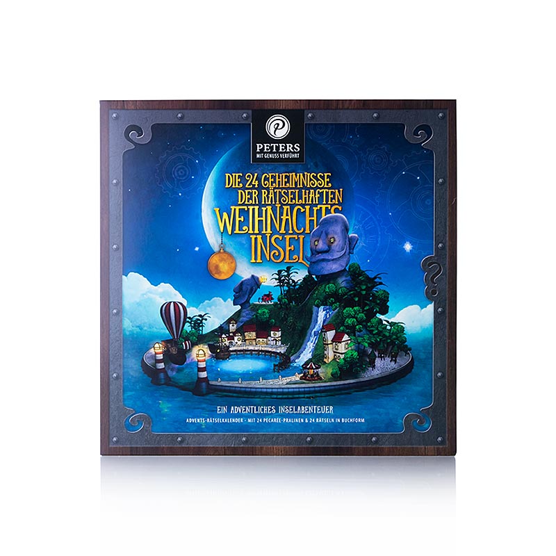 Adventskalender "Weihnachtsinsel", met Precaree, met alcohol, Peters, 255 g