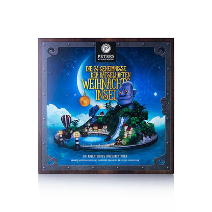 Adventskalender "Weihnachtsinsel", met Precaree, met alcohol, Peters, 255 g