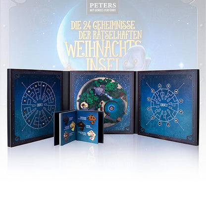 Adventskalender "Weihnachtsinsel", met Precaree, met alcohol, Peters, 255 g