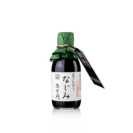 Fles van 200 ml Sojasaus Najimi Light Tamari uit Minamigura, Japan