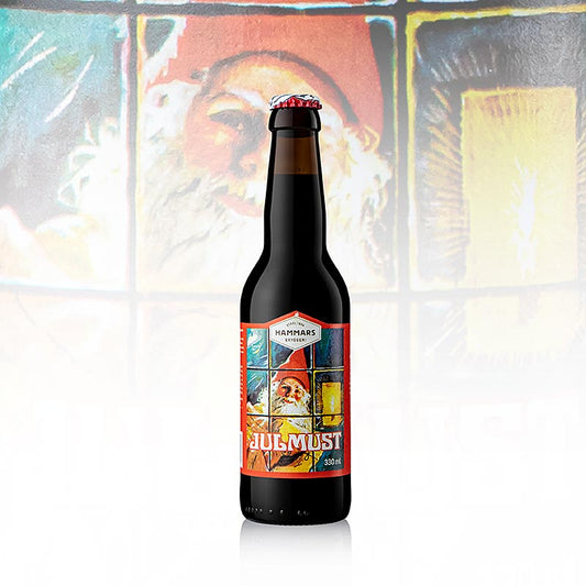 Hammars Julmust - Frisdrank met moutsmaak, Zweden, 330 ml