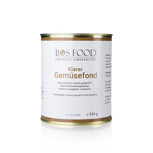 Groentebouillon, instantpoeder zonder toegevoegde glutaminezuur, voor 28 l, 510 g