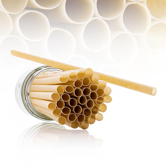 200 stuks van 25 cm lang en 8 mm in diameter duurzame rietjes van natuurlijk materiaal voor een milieuvriendelijke keuze