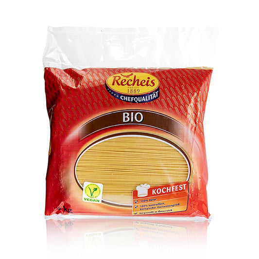 Recheis - Spaghetti, BIO, 5 kg - biologische volkoren spaghetti van 5 kilogram