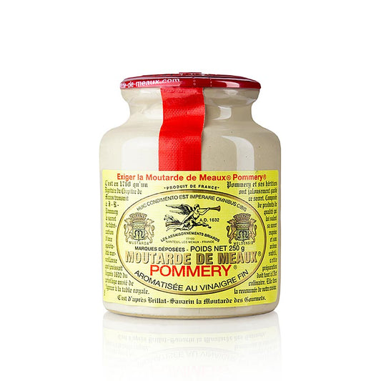 Moutarde de Meaux® - grove mosterd, heet, Pommery®, 480 ml - traditional French whole grain mustard in a 480 ml jar