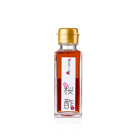 Sakura kersenbloesemazijn van Kobai, Japan, in een fles van 100 ml, met delicate en fruitige smaak, perfect voor salades en dressings