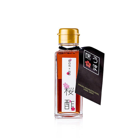 Fles van 100 ml Sakura kersenbloesemazijn uit Kobai, Japan, met een heerlijke en subtiele smaak, ideaal voor het op smaak brengen van gerechten