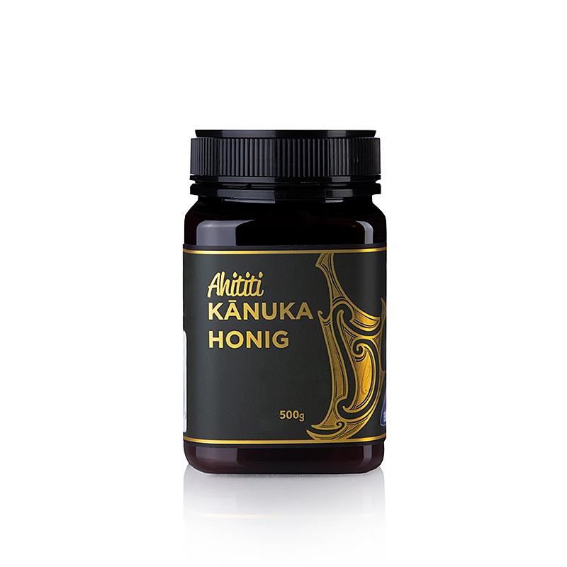 Organic 500g Kanuka honey from Ahititi, Nieuw-Zeeland, renowned for its healing properties