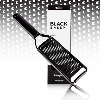 Rasp Microplane Black Sheep, fijne rasp, zwart roestvrij staal (43004), 1 st - High quality and durable black stainless steel fine grater