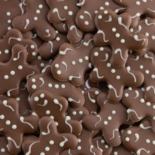 Chocoladeversiering "Gingerbread couple", Dobla (77214), 280 g, 200 stuks