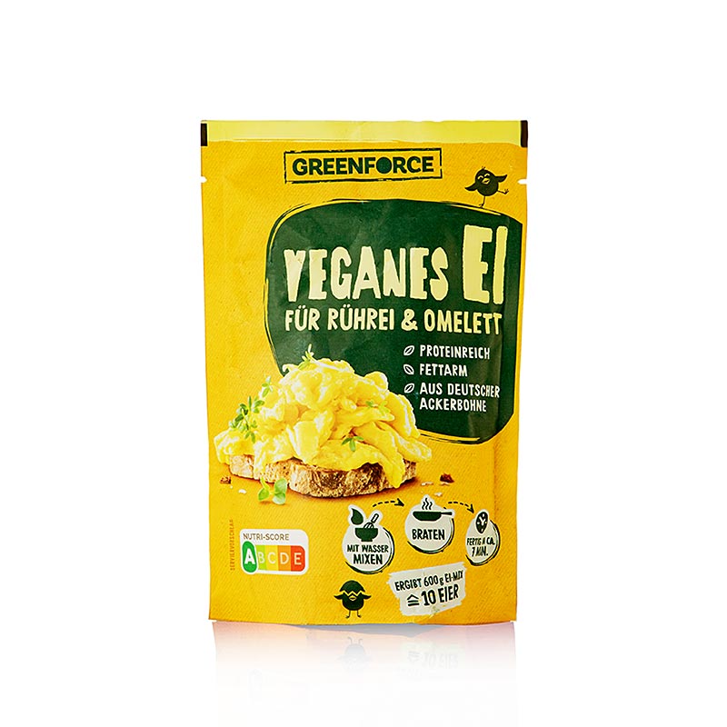 Greenforce Mix voor veganistisch ei, gemaakt van veldbonenproteïne, 100 g