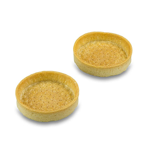 Filigrano Snack Tartelettes, round shaped, with a diameter of 103mm and a height of 20mm, produced by HUG, weighing 1,997 kg, and coming in a pack of 48 pieces