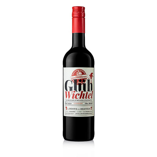 750 ml fles Glühwichtel alcoholvrije punch van Manke & Coldewey