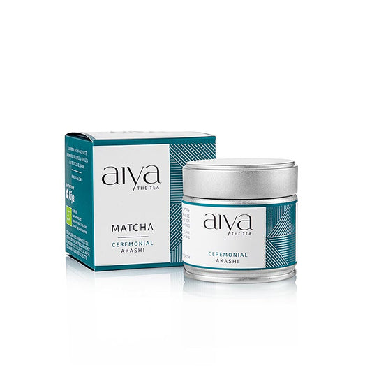 Biologische AIYA Matcha Akashi, 30 g, groene thee van ceremoniële topkwaliteit