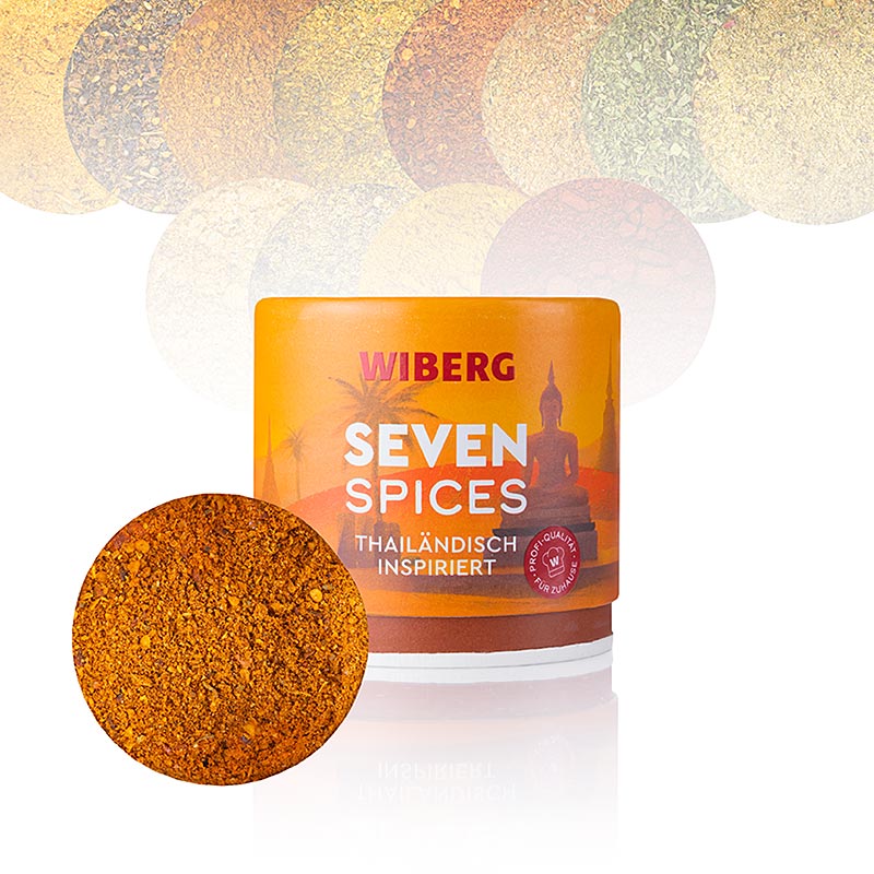Wiberg Seven Spices, Thaise kruidenmix; een mix van 7 kruiden, perfect voor het op smaak brengen van Aziatische gerechten, 100 g